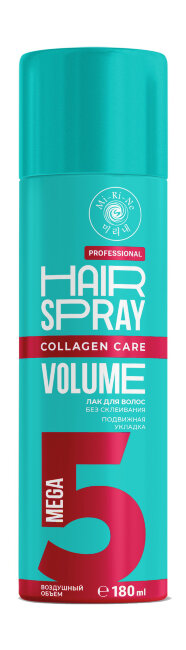 Mi-Ri-Ne ЛАК ДЛЯ ВОЛОС МЕГАСИЛЬНОЙ ФИКСАЦИИ "ВОЗДУШНЫЙ ОБЪЕМ" 400 мл Mi-Ri-Ne ЛАК ДЛЯ ВОЛОС МЕГАСИЛЬНОЙ ФИКСАЦИИ "ВОЗДУШНЫЙ ОБЪЕМ" 400 мл