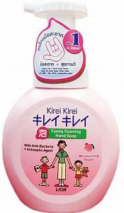 LION THAILAND Kirei Kirei Мыло-пена для рук Розовый персик 250 мл LION THAILAND Kirei Kirei Мыло-пена для рук Розовый персик 250 мл