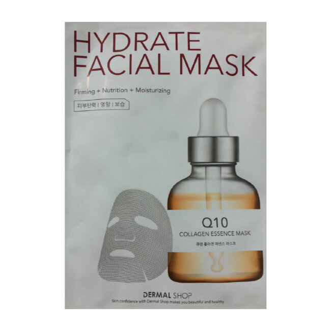 Dermal Shop Маска для лица активное увлажнение Коэнзим Q10 Dermal Shop Маска для лица активное увлажнение Коэнзим Q10