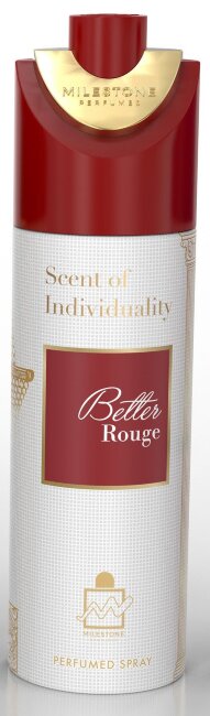MileStone Better Rouge unisex Парфюмированный Дезодорант-спрей 200мл