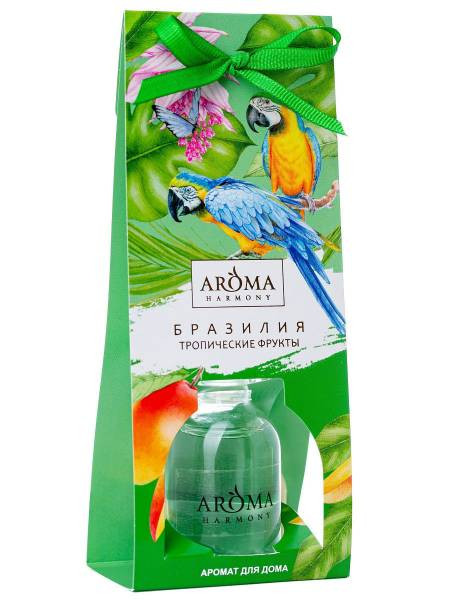 Диффузор ароматический Aroma Harmony "Бразилия" Тропические фрукты, 30 мл Диффузор ароматический Aroma Harmony "Бразилия" Тропические фрукты, 30 мл