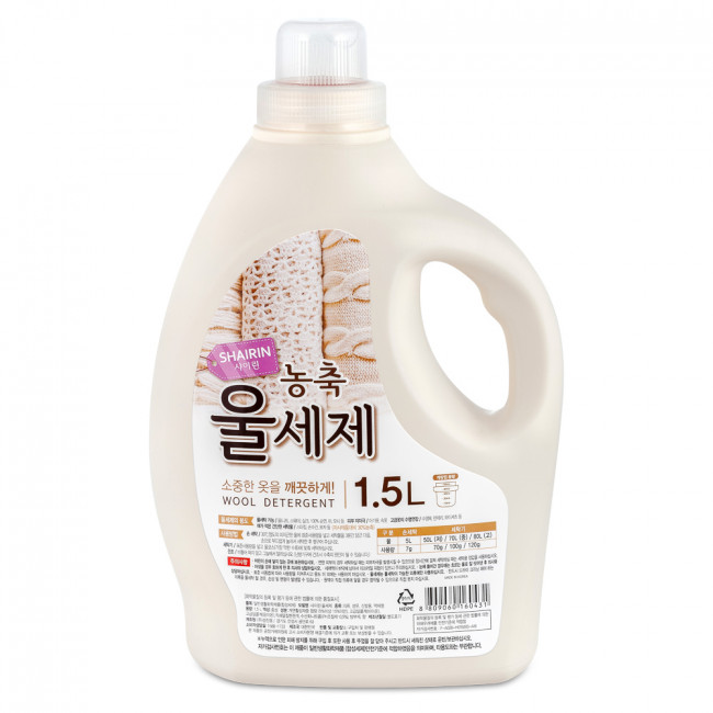 SHAIRIN Гель для стирки шерсти, шелка и деликатных тканей 1,5л SHAIRIN Гель для стирки шерсти, шелка и деликатных тканей 1,5л