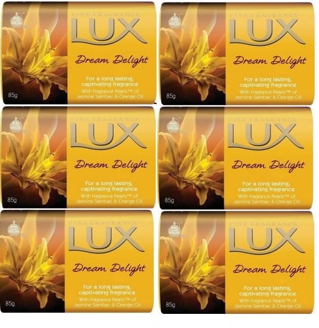 LUX Мыло туалетное Мечтательное удовольствие, набор 6 шт х 85г LUX Мыло туалетное Мечтательное удовольствие, набор 6 шт х 85г