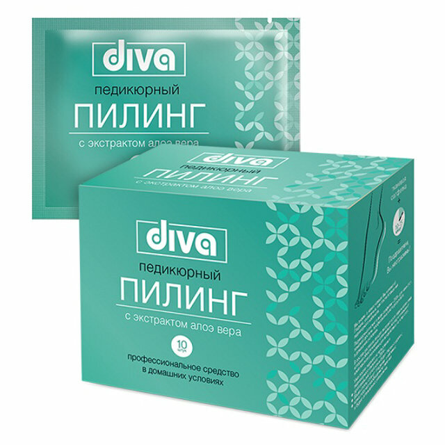 DIVA набор для педикюрного пилинга №10 DIVA набор для педикюрного пилинга №10