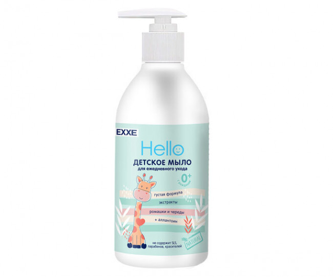 EXXE Baby серия 0+ Детское жидкое мыло, 300 мл EXXE Baby серия 0+ Детское жидкое мыло, 300 мл