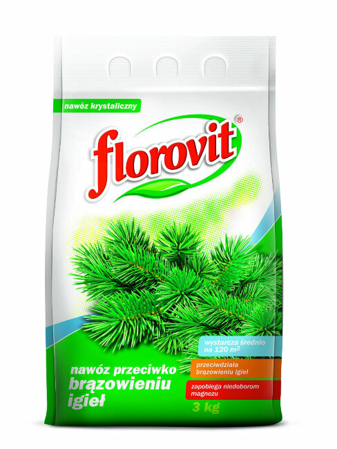 FLOROVIT Против побурения хвои (туя ,тис, лиственница, можжевельник, кипарис, ель, сосна, пихта и др. ) 3кг FLOROVIT Против побурения хвои (туя ,тис, лиственница, можжевельник, кипарис, ель, сосна, пихта и др. ) 3кг
