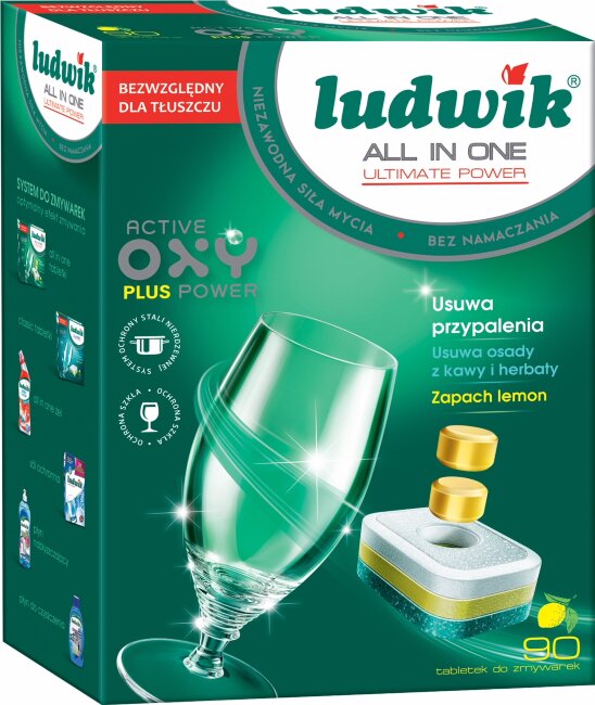Ludwik All in One Таблетки для ПММ Ultimate Power 90шт Ludwik All in One Таблетки для ПММ Ultimate Power 90шт