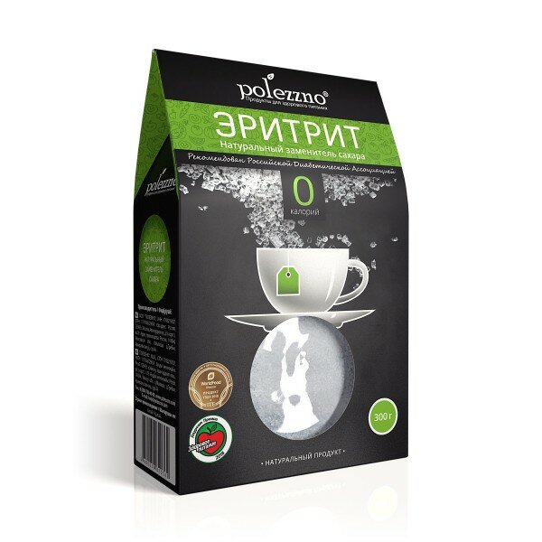 Polezzno Эритрит (натуральный заменитель сахара) 300г