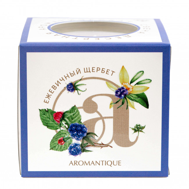 Aromantique Свеча ароматическая "Ежевичный щербет" 60гр Aromantique Свеча ароматическая "Ежевичный щербет" 60гр