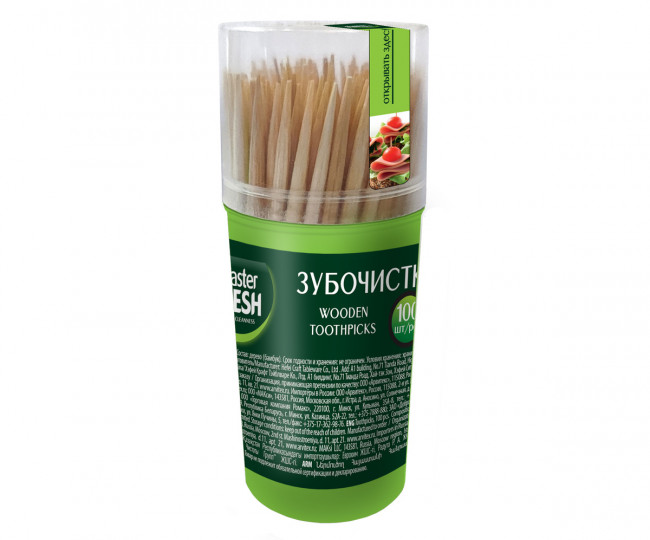 Master FRESH Зубочистки 100 штук коробочка (12 коробочек*20спаек) Master FRESH Зубочистки 100 штук коробочка (12 коробочек*20спаек)