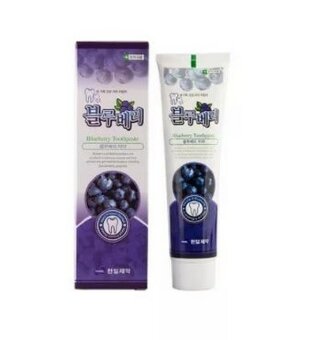 Зубная паста "Hanil" Blueberry  экстрактом голубики 180г