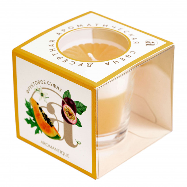 Aromantique Свеча ароматическая "Фруктовое суфле" 60гр Aromantique Свеча ароматическая "Фруктовое суфле" 60гр