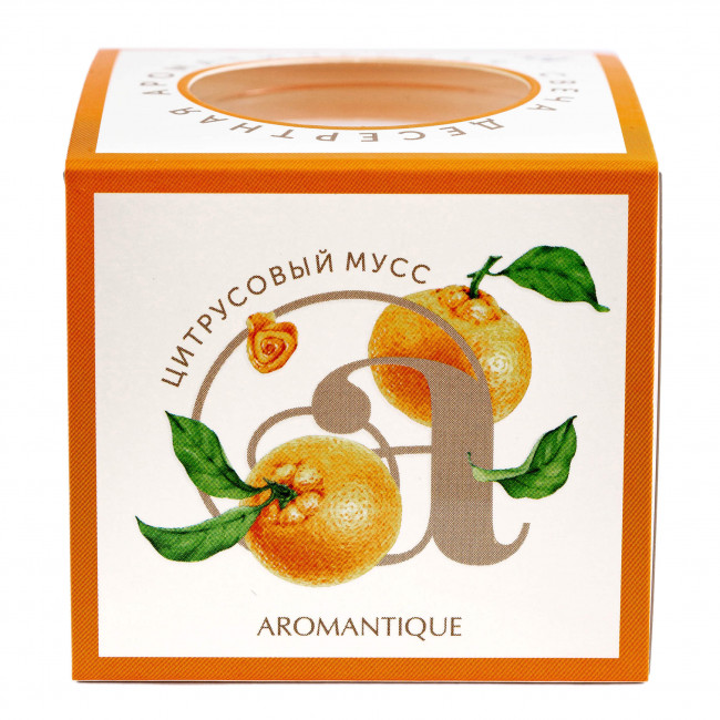 Aromantique Свеча ароматическая "Цитрусовый мусс" 60гр Aromantique Свеча ароматическая "Цитрусовый мусс" 60гр