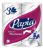 Papia полотенца 3х слойные 2рул/уп															