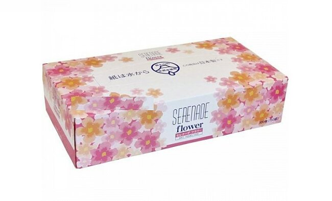 Салфетки Ideshigyo "Цветочная Серенада" 2-x слойные 150шт Салфетки Ideshigyo "Цветочная Серенада" 2-x слойные 150шт