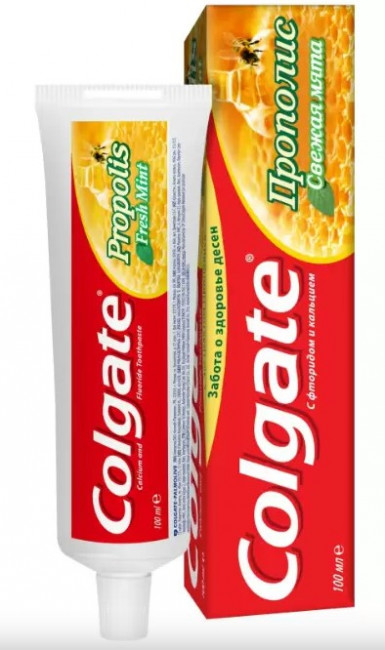 Colgate Зубная паста Прополис и алоэ 100мл Colgate Зубная паста Прополис и алоэ 100мл