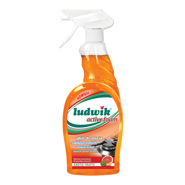 Ludwik Активная пена для мытья жирных поверхностей Exotic fruits 750мл Ludwik Активная пена для мытья жирных поверхностей Exotic fruits 750мл