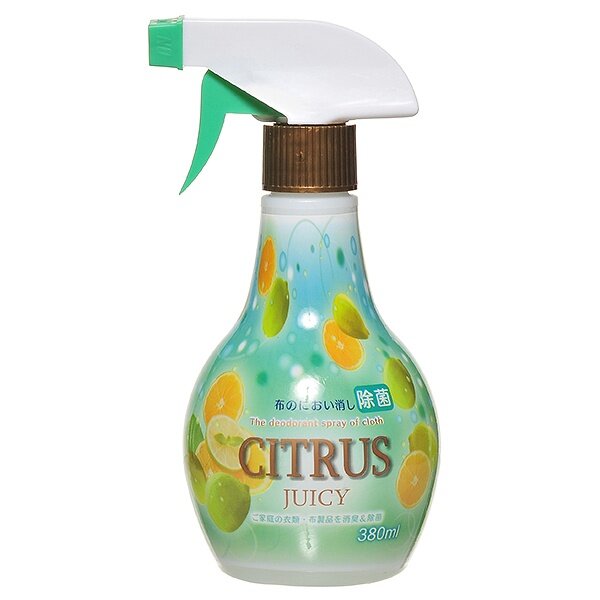 Освежитель и ароматизатор для одежды и белья с цитрусовым ароматом, 380 мл Освежитель и ароматизатор для одежды и белья с цитрусовым ароматом, 380 мл