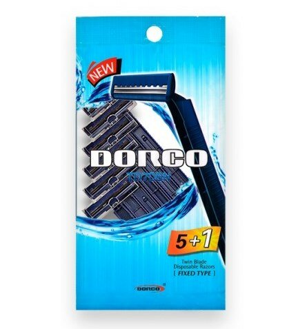 Dorco одноразовый бритвенный станок 2 лезвия, 5+1шт ПРОМО Dorco одноразовый бритвенный станок 2 лезвия, 5+1шт ПРОМО