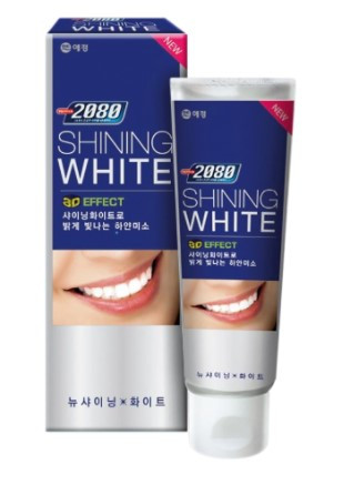 Kerasys Зубная паста Dental Clinic 2080 Сияющая Белизна отбеливающая, 100г