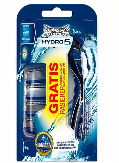 Wilkinson Schick Hydro 5 Clampack станок д/бритья + кассета 5 шт