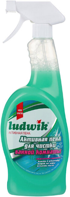Ludwik Активная пена для чистки ванной 750мл Ludwik Активная пена для чистки ванной 750мл
