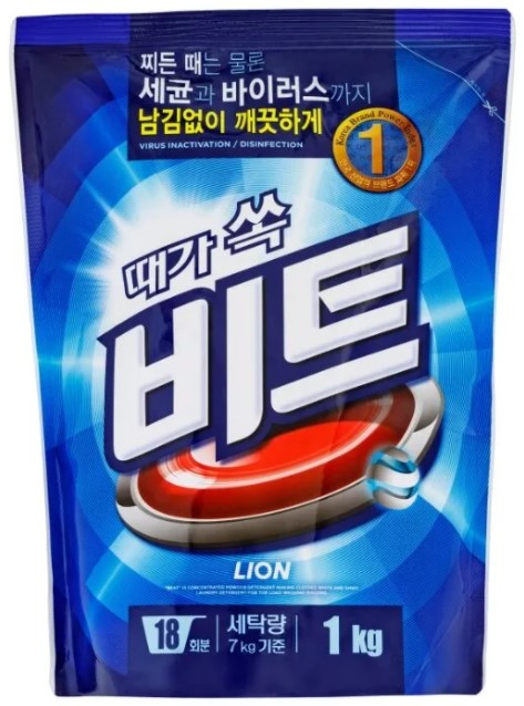 Концентрированный стиральный порошок для ручн. и авт. стирки (для всех видов тканей) "Beat" 1 кг Концентрированный стиральный порошок для ручн. и авт. стирки (для всех видов тканей) "Beat" 1 кг