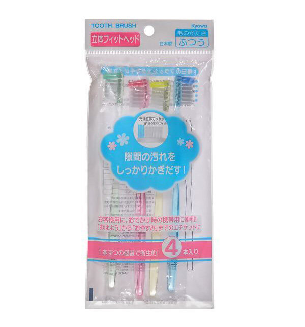 Набор зубных щеток Kyowa, 4 шт Набор зубных щеток Kyowa, 4 шт