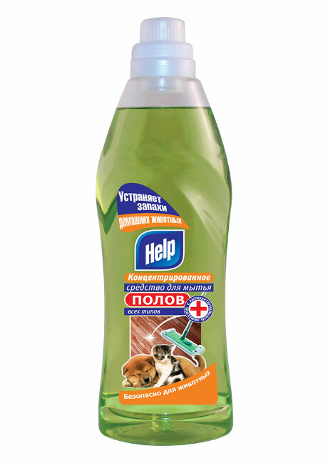 Концентрированное средство для мытья полов "Help" с устранением запахов 1000 г Концентрированное средство для мытья полов "Help" с устранением запахов 1000 г