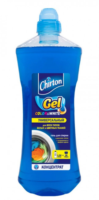 Chirton Гель - концентрат для стирки Универсальный 1540мл Chirton Гель - концентрат для стирки Универсальный 1540мл