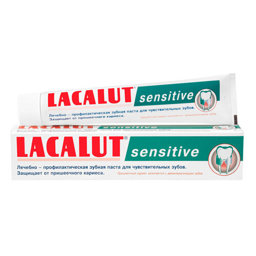 LACALUT зубная паста Sensitive для чувствительных зубов 75 мл LACALUT зубная паста Sensitive для чувствительных зубов 75 мл