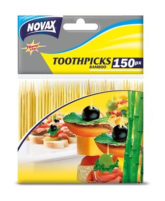 МЖ Зубочистки бамбук 150шт пакет МЖ Зубочистки бамбук 150шт пакет