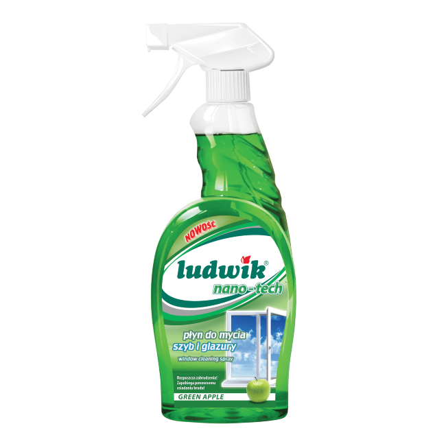 Ludwik средство для мытья стекол и кафеля нанотехнология зеленое яблоко 750 мл триггер Ludwik средство для мытья стекол и кафеля нанотехнология зеленое яблоко 750 мл триггер