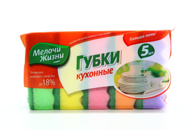 МЖ Губки кухонные Пеноэффект 5шт