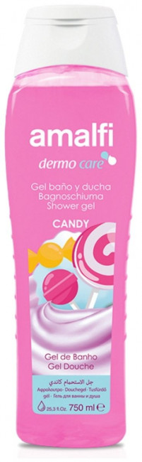 AMALFI гель для ванн и душа "Candy" с ароматом сладкой конфеты для всех типов кожи 750мл AMALFI гель для ванн и душа "Candy" с ароматом сладкой конфеты для всех типов кожи 750мл