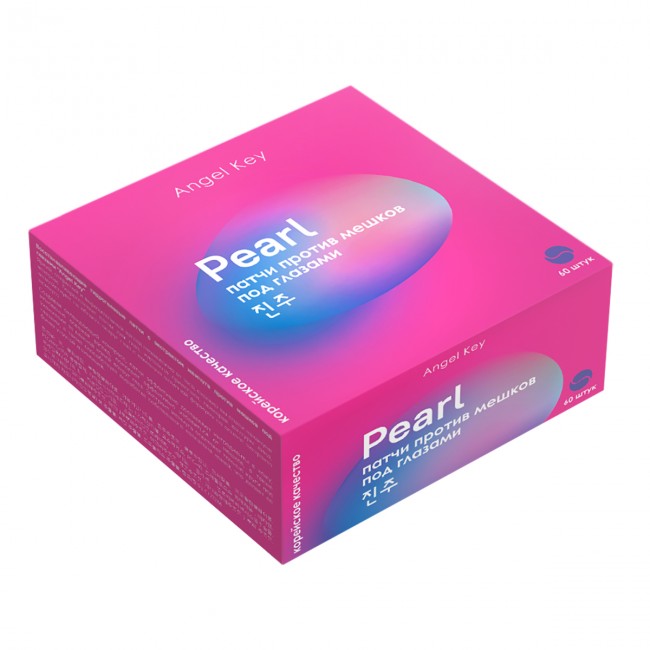 Восстанавливающие гидрогелевые патчи с экстрактом жемчуга против мешков под глазами "Angel Key" 60шт Восстанавливающие гидрогелевые патчи с экстрактом жемчуга против мешков под глазами "Angel Key" 60шт
