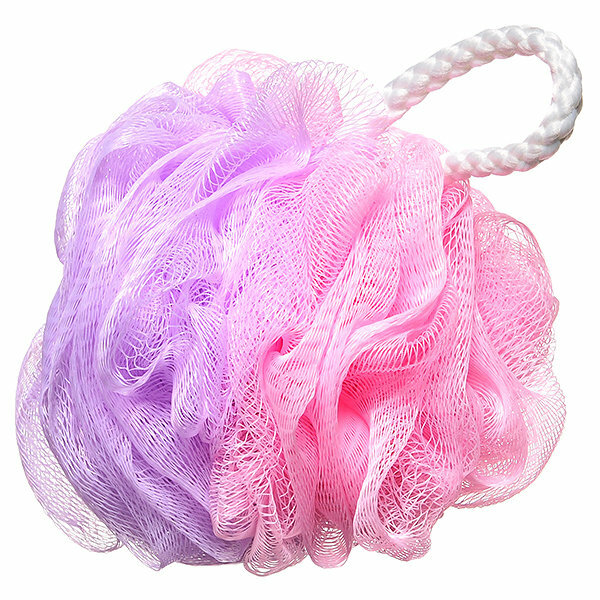 Мочалка для тела сиреневая круглая Мочалка для тела сиреневая круглая