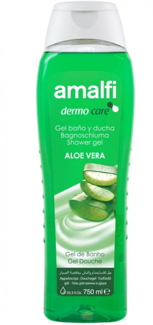 AMALFI гель для ванн и душа Алоэ Вера  "Aloe Vera" для всех типов кожи 750мл