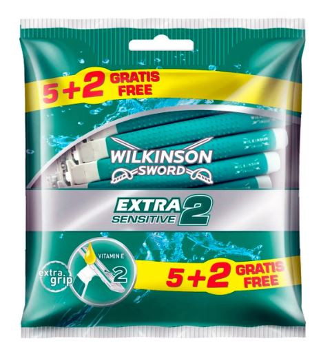 Wilkinson Schick Extra 2 Sensitive однораз. станок 5+2 шт увлаж. полоска