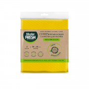 Master FRESH Супер-впитывающие салфетки для уборки (100 % вискоза) 30*34см,  3 шт.