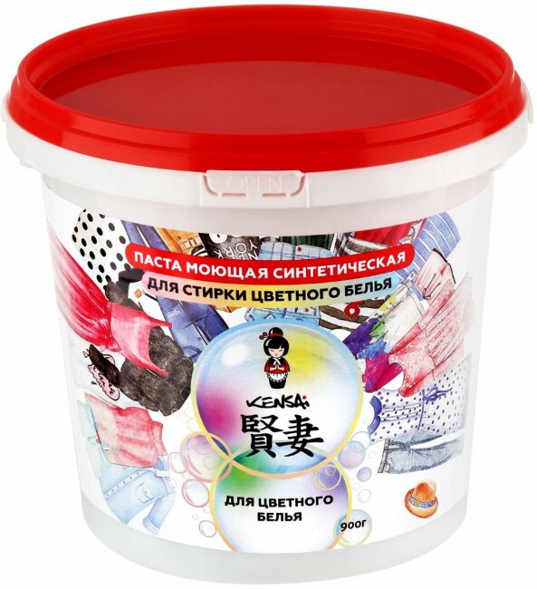Kensai Паста для стирки цветного белья 900г Kensai Паста для стирки цветного белья 900г