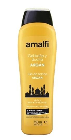 AMALFI гель для ванн и душа Аргановый "Argan", для всех типов кожи 750мл