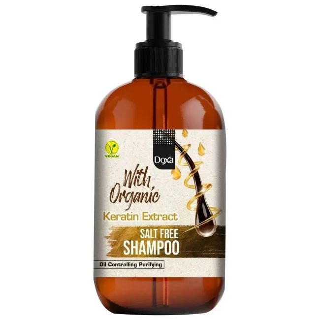 Шампунь DOXA Бессолевой с органическим экстрактом кератина, 900 мл