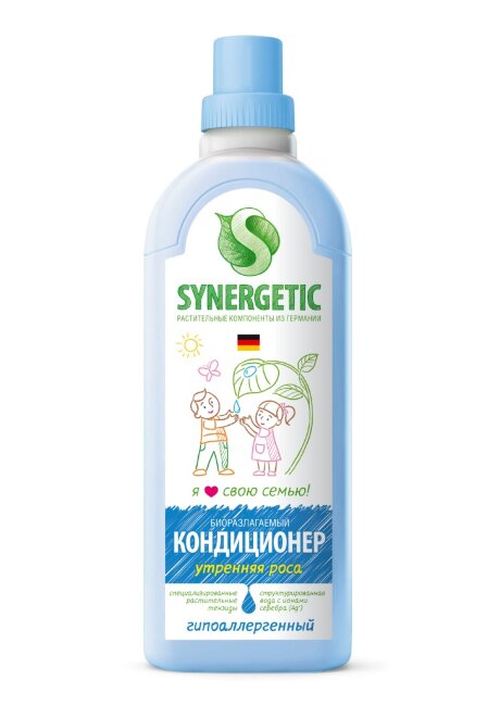 Synergetic кондиционер для белья Утренняя роса концентрат 1л Synergetic кондиционер для белья Утренняя роса концентрат 1л