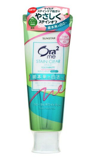 SUNSTAR Ora2 Me Паста зубная для белизны зубов и удаления налета Чай с Жасмином 130г SUNSTAR Ora2 Me Паста зубная для белизны зубов и удаления налета Чай с Жасмином 130г