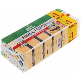 Domi Губки кухонные большие 5+1 шт ПРОМО Domi Губки кухонные большие 5+1 шт ПРОМО