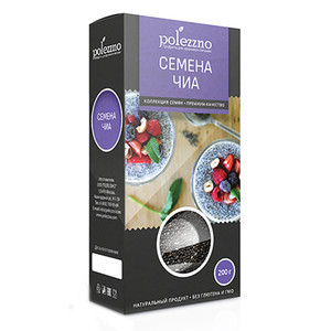 POLEZZNO СЕМЕНА ЧИА, премиум качество, 200 г. POLEZZNO СЕМЕНА ЧИА, премиум качество, 200 г.