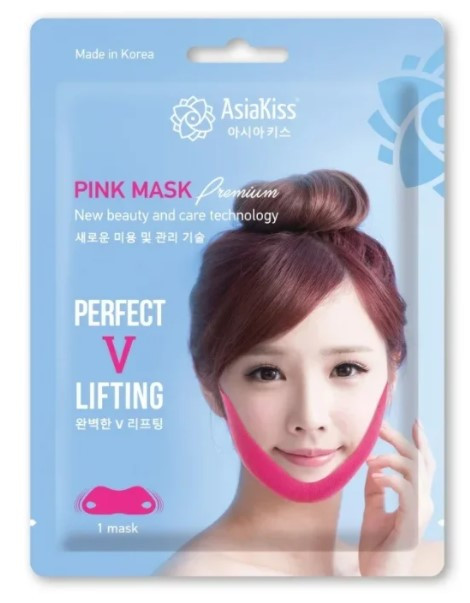 ASIAKISS корректирующая лифтинг-маска против второго подбородка 1шт ASIAKISS корректирующая лифтинг-маска против второго подбородка 1шт