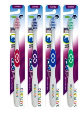 KeraSys Зубная щетка Dentalsys BX Wave Классик, средней жесткости 1 шт KeraSys Зубная щетка Dentalsys BX Wave Классик, средней жесткости 1 шт