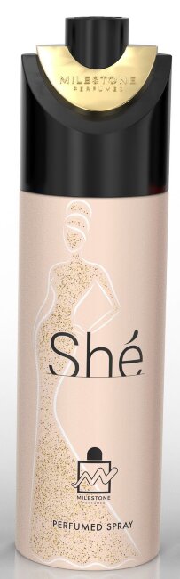 MileStone She women Парфюмированный Дезодорант-спрей 200мл